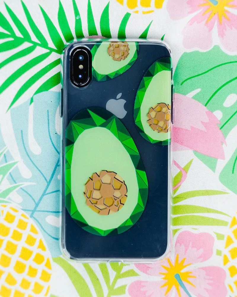 Just Ripe | Avocado Gold Clear Case - Image 21