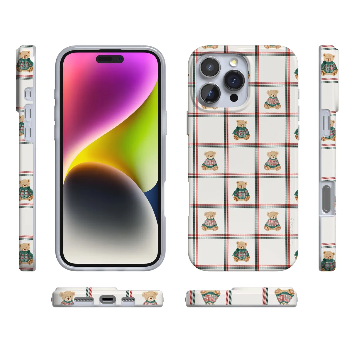 Bear Hugs | Teddy Squares Case - Image 205
