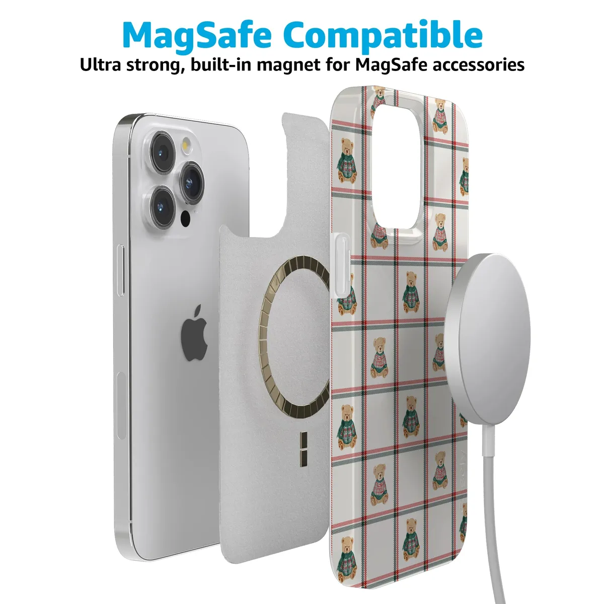 Bear Hugs | Teddy Squares Case - Image 209