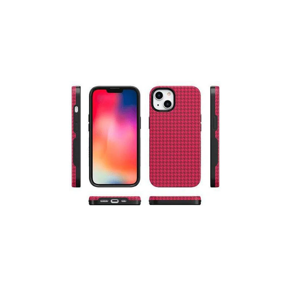 Best Dressed | Red Houndstooth Case - Image 51