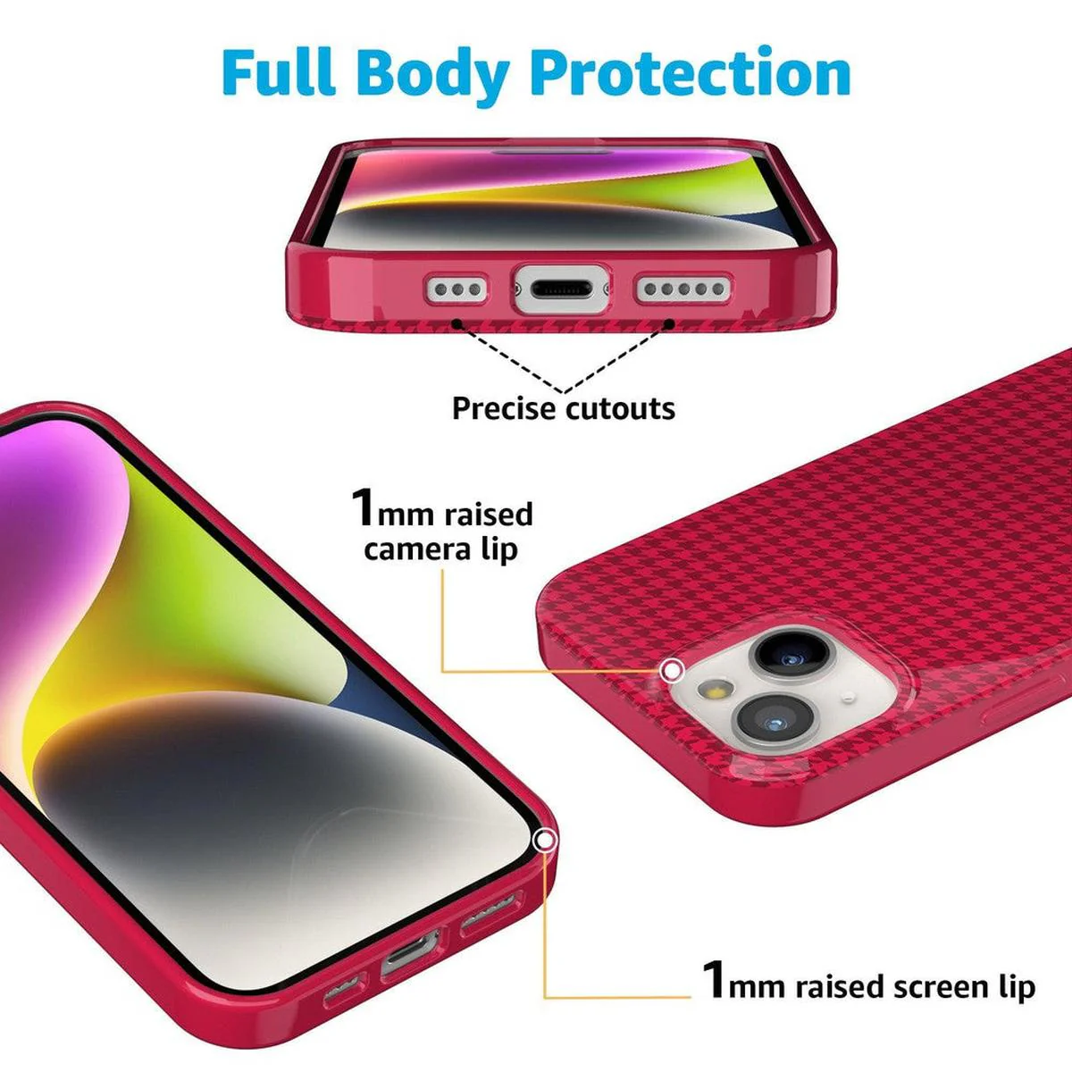 Best Dressed | Red Houndstooth Case - Image 78