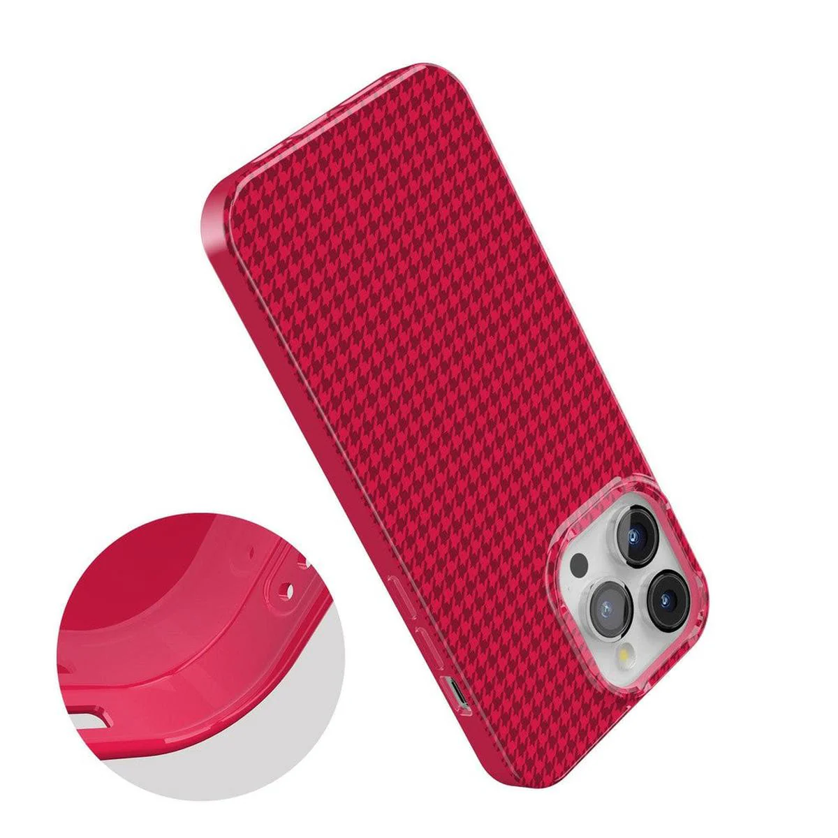 Best Dressed | Red Houndstooth Case - Image 83