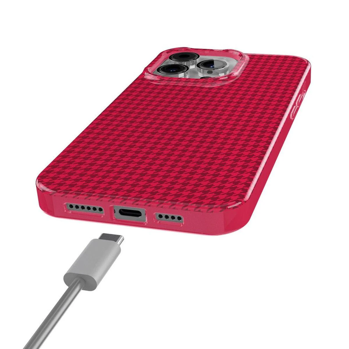 Best Dressed | Red Houndstooth Case - Image 86