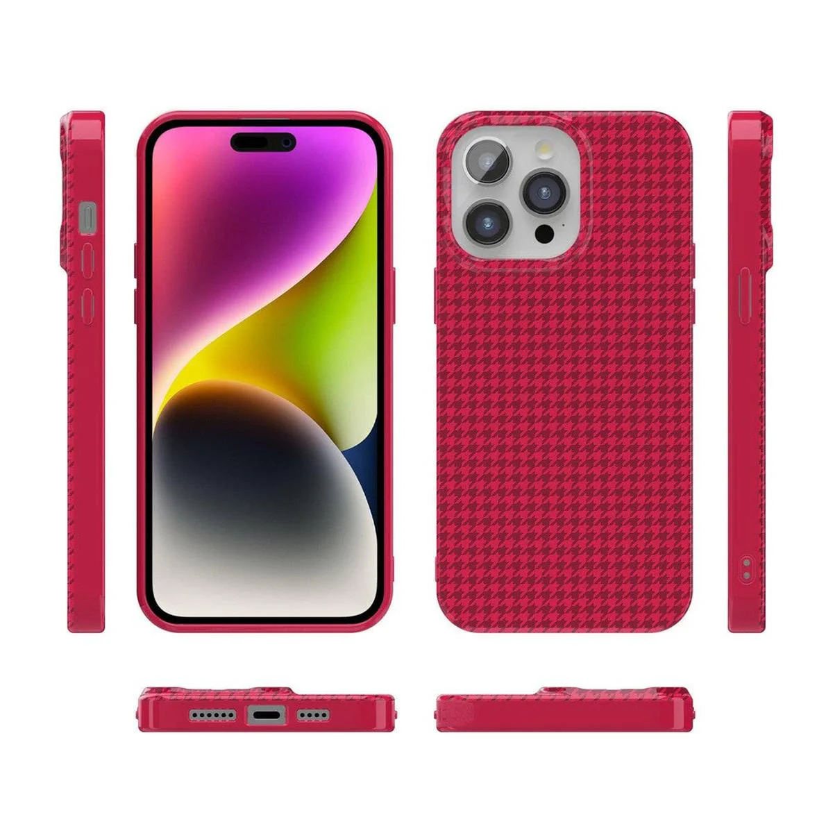 Best Dressed | Red Houndstooth Case - Image 88