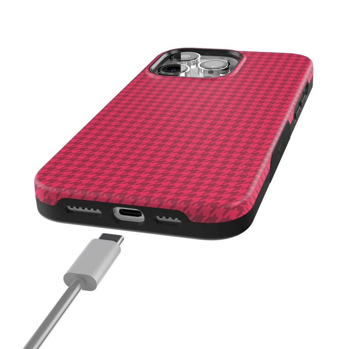 Best Dressed | Red Houndstooth Case - Image 94
