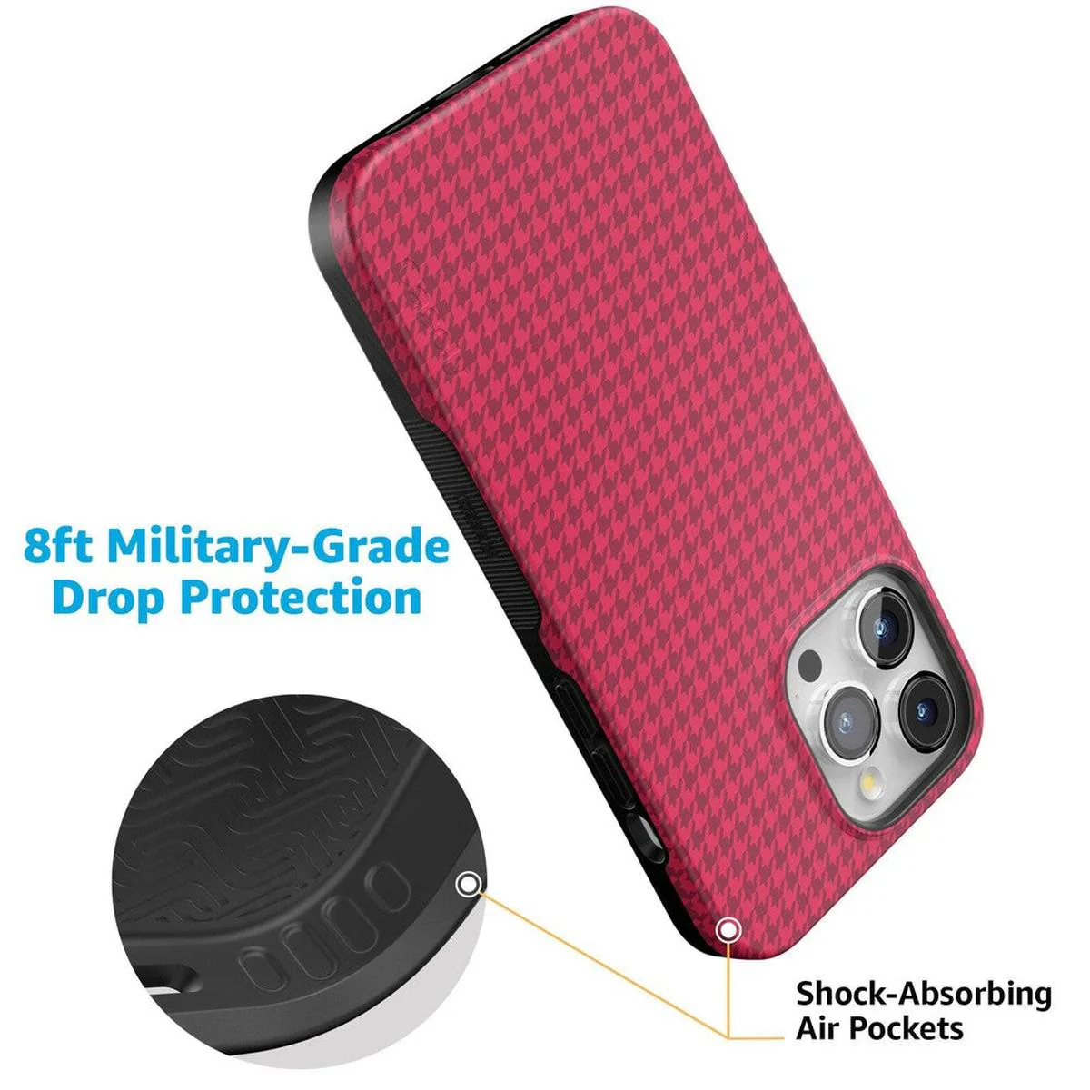 Best Dressed | Red Houndstooth Case - Image 97