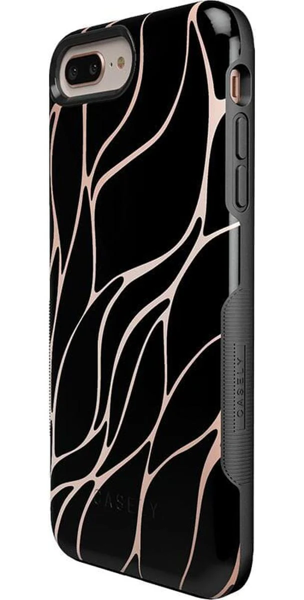 Midnight Ride | Black and Gold Metallic Waves Case - Image 20