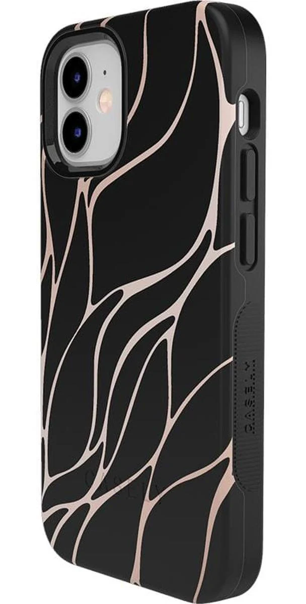 Midnight Ride | Black and Gold Metallic Waves Case - Image 32