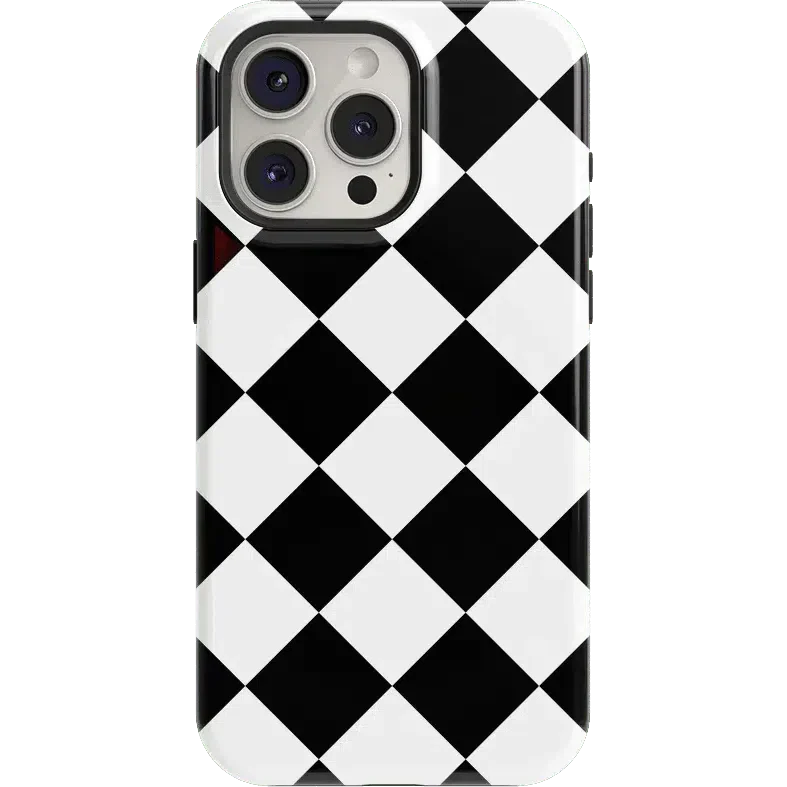 Black Checkerboard | High Contrast Design Case - Image 49