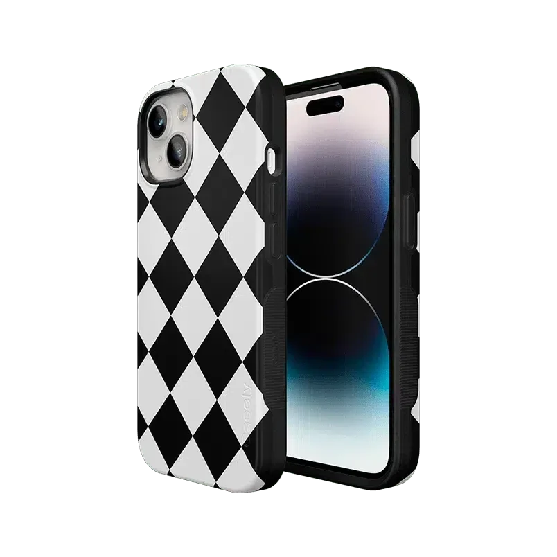 Black Checkerboard | High Contrast Design Case - Image 58