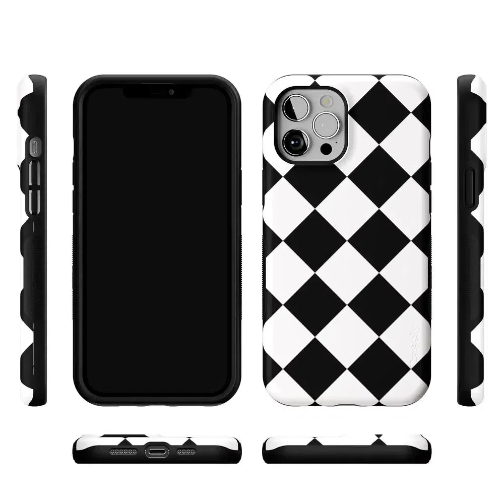 Black Checkerboard | High Contrast Design Case - Image 91