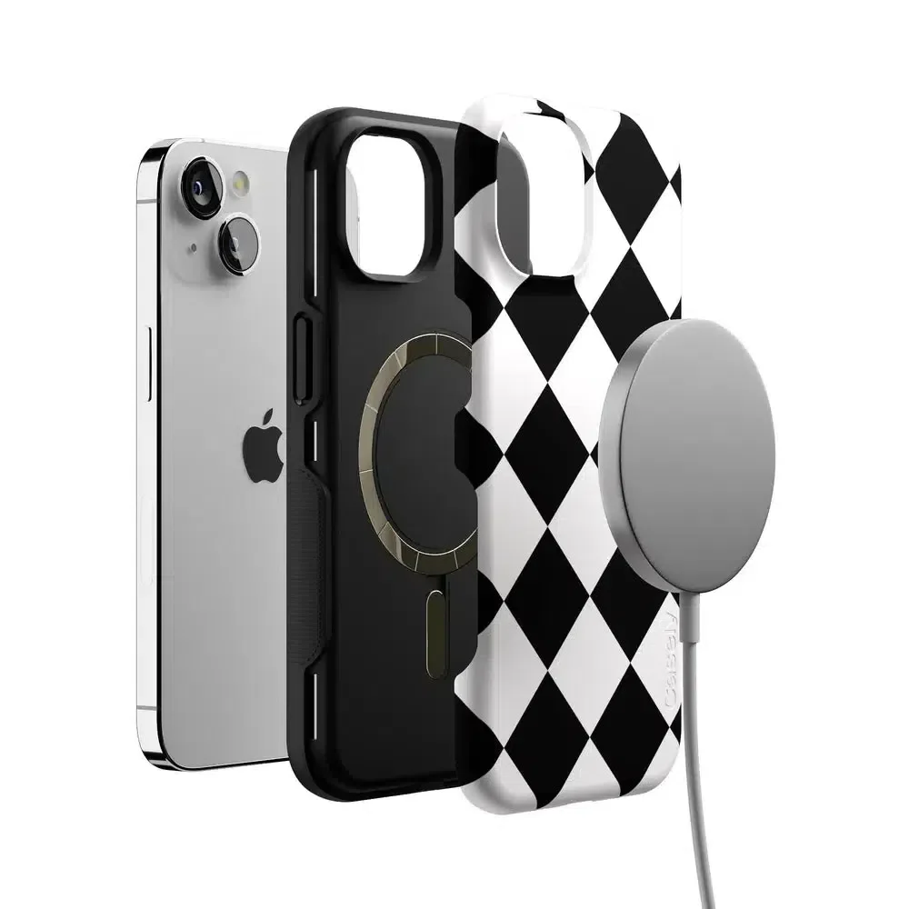Black Checkerboard | High Contrast Design Case - Image 98