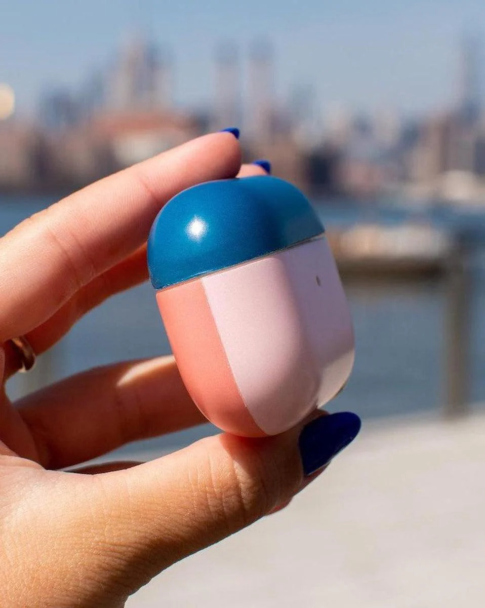 Pink & Navy Blue | Colorblock AirPods Case - Image 11