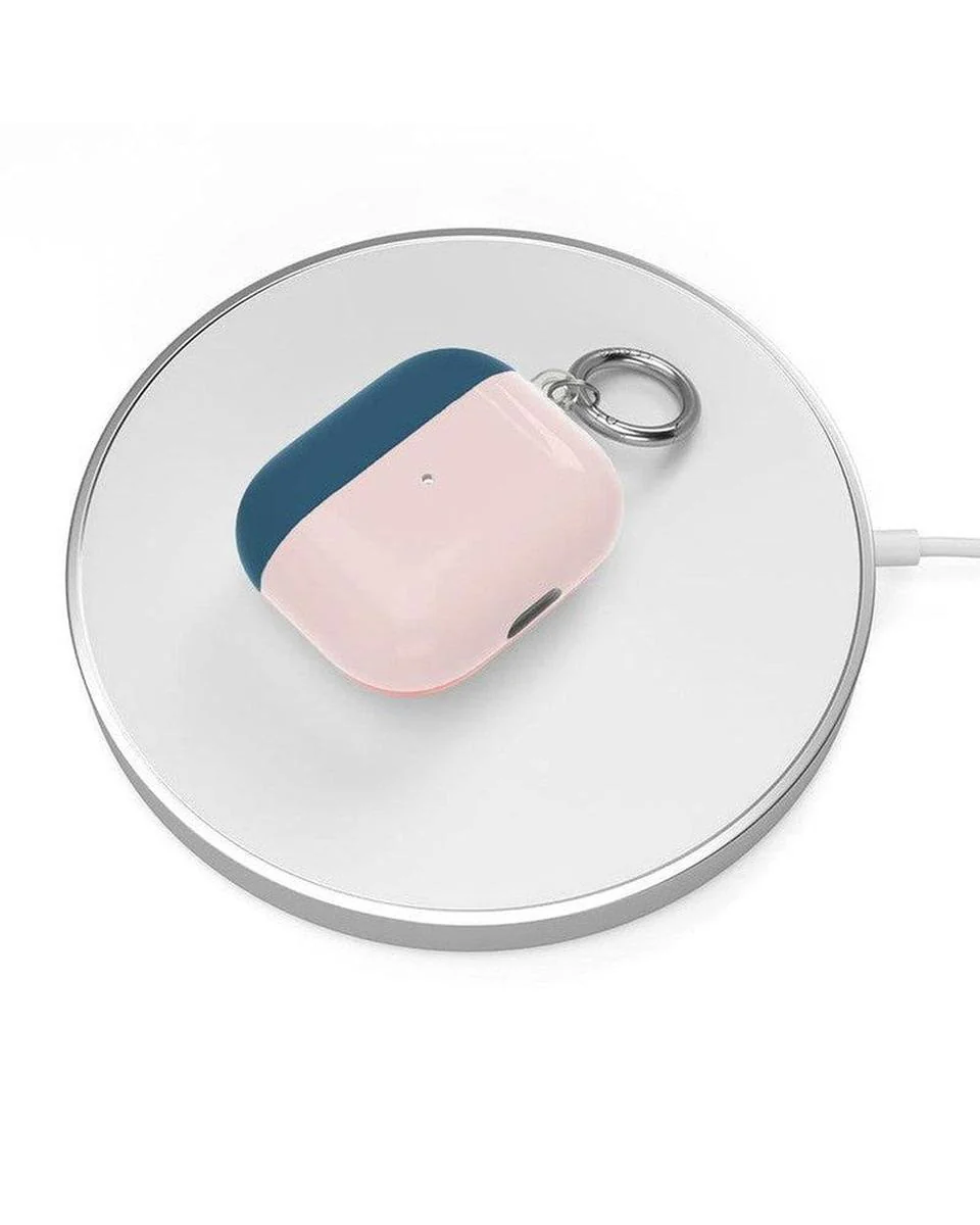 Pink & Navy Blue | Colorblock AirPods Case - Image 13