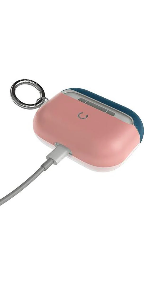 Pink & Navy Blue | Colorblock AirPods Case - Image 6