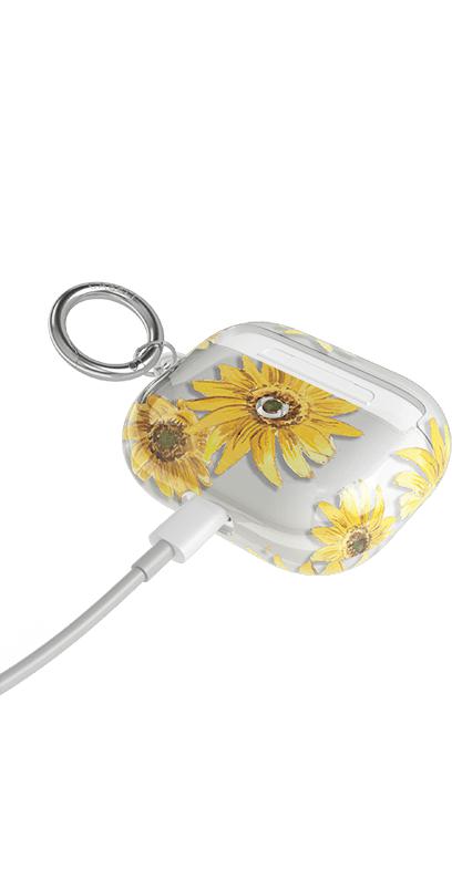 Golden Garden | Yellow Sunflower AirPods Case - Image 4
