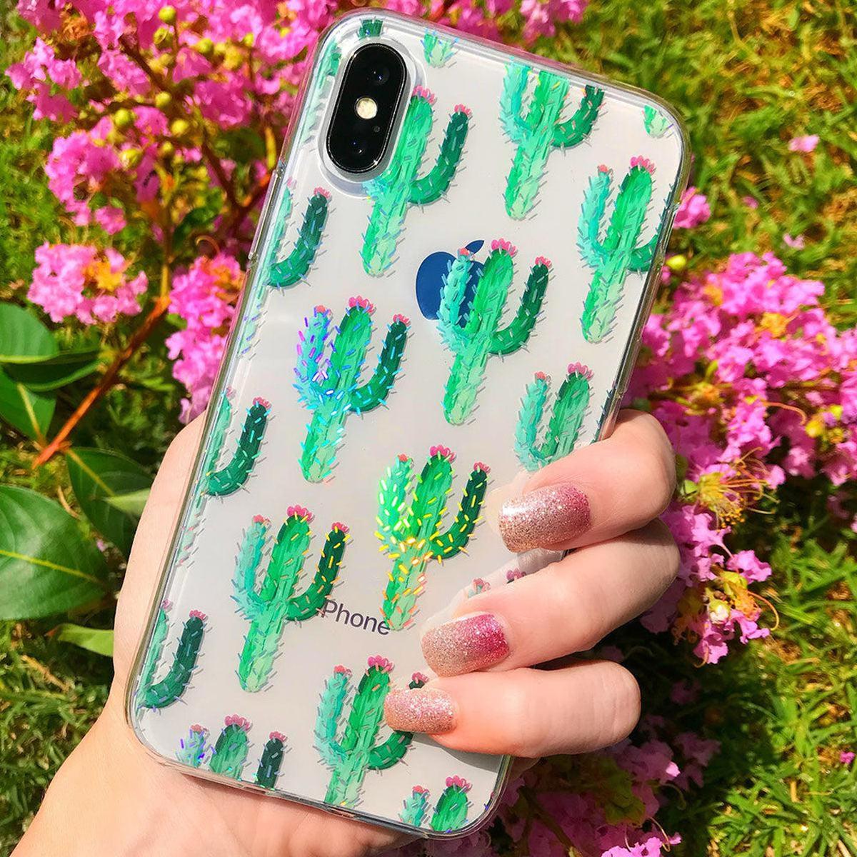 Lookin' Sharp | Cactus Patterned Clear Floral Case - Image 24