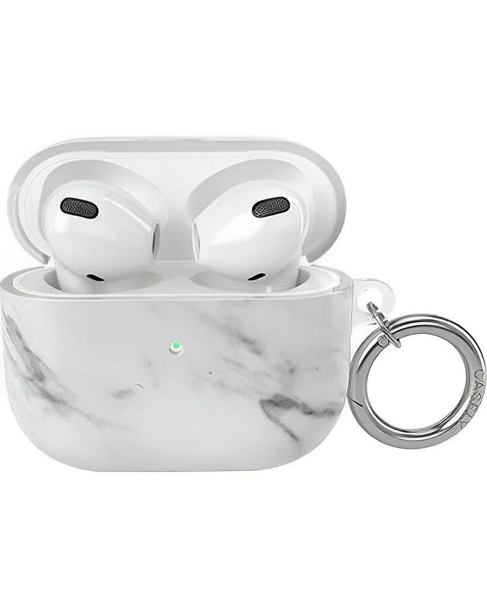 Take Me for Granite | White Marble AirPods Case - Image 3