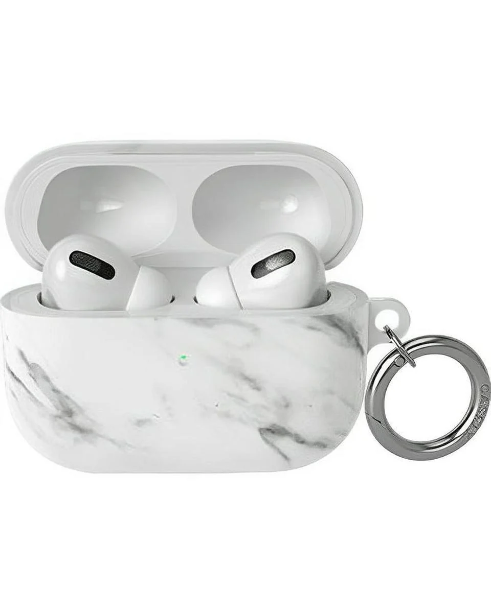 Take Me for Granite | White Marble AirPods Case - Image 5