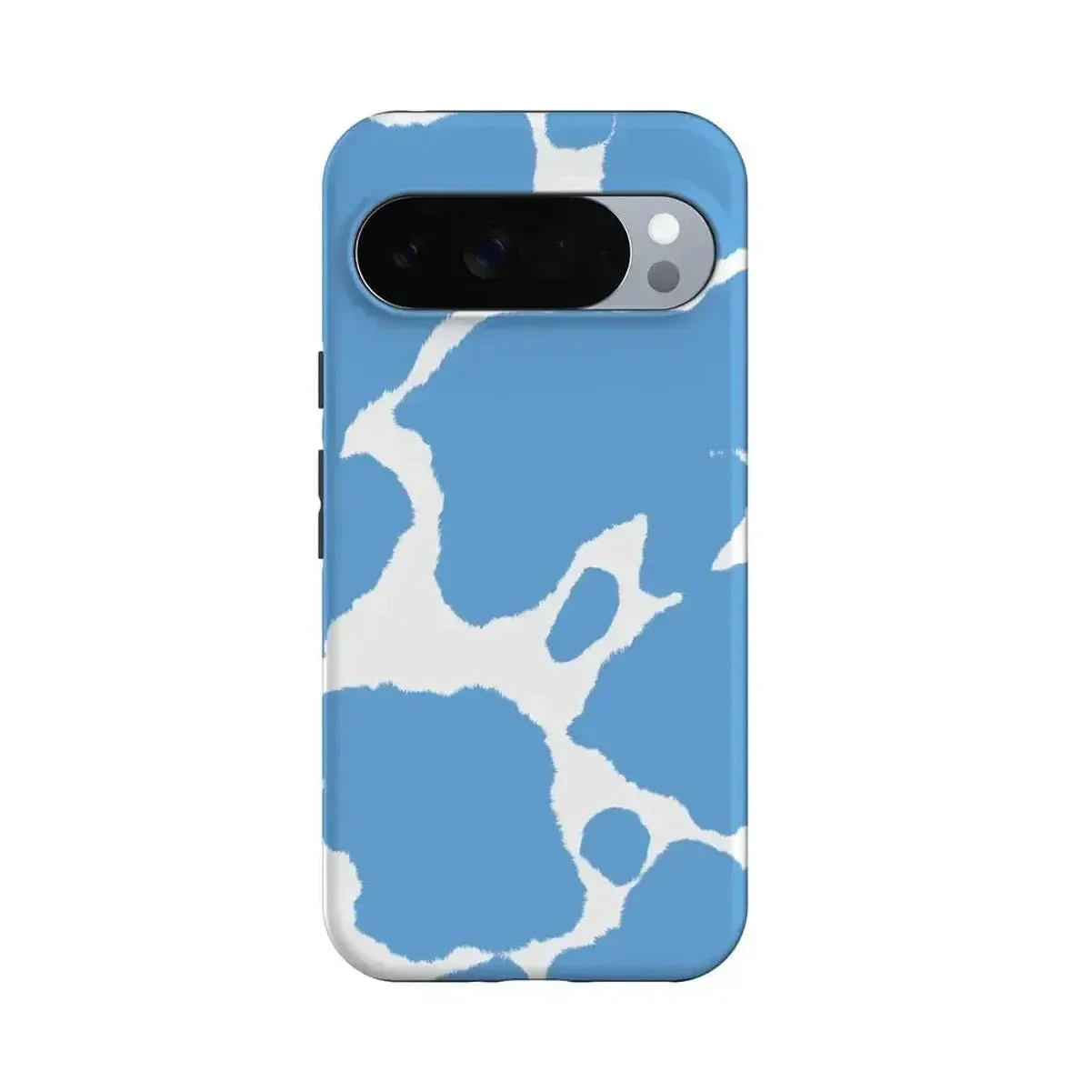 Current MOOd | Light Blue Cow Print Google Pixel Case - Image 20