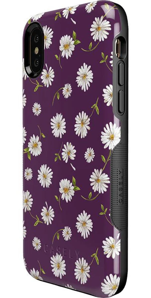 Daisy Daydream | Plum Purple Floral Case - Image 46