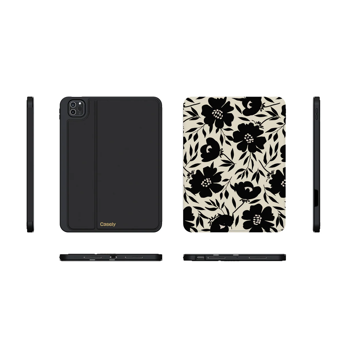 Dark Fantasy | Contrast Floral iPad Case - Image 21