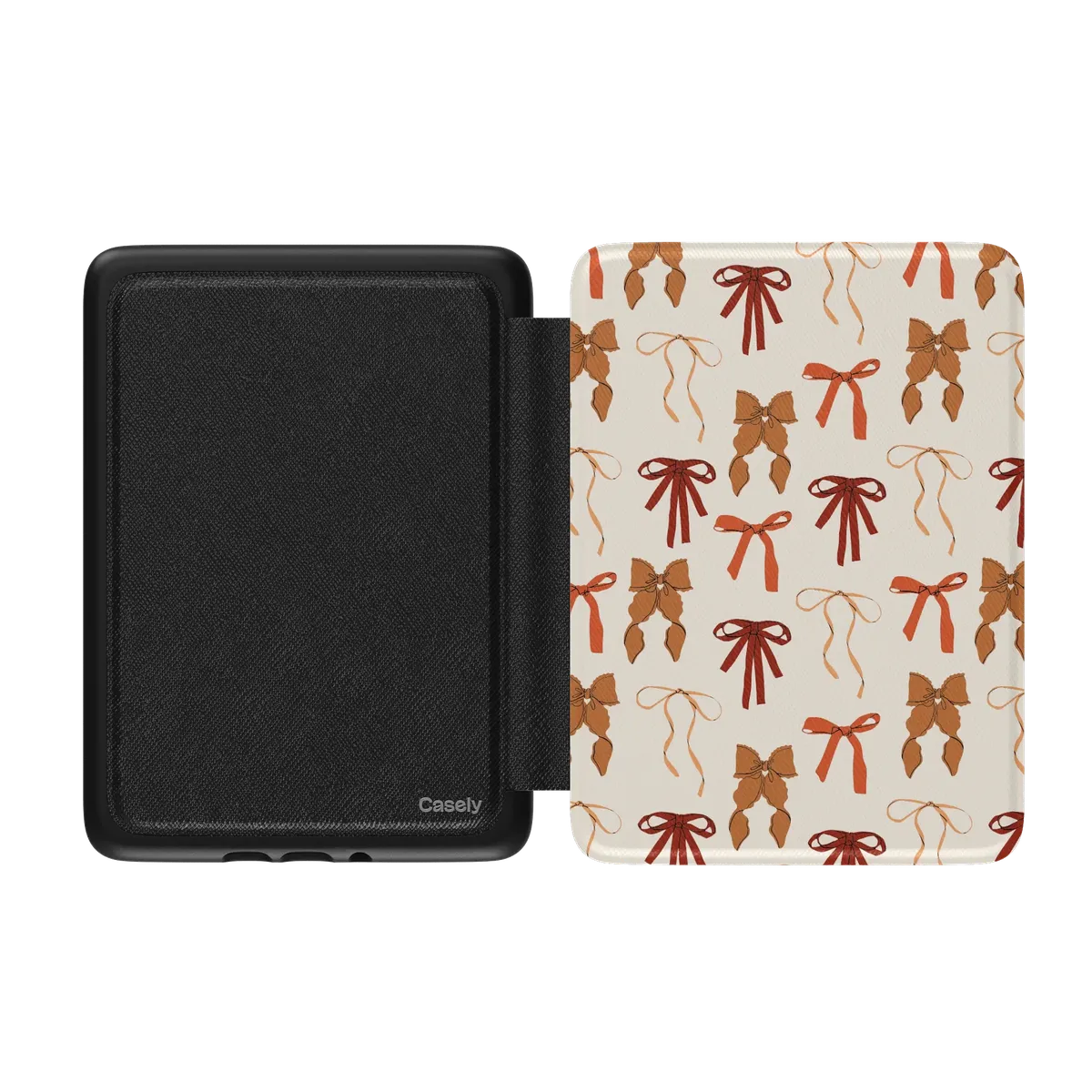 Fall Girlie | Pumpkin Spice Bows Kindle Case - Image 5