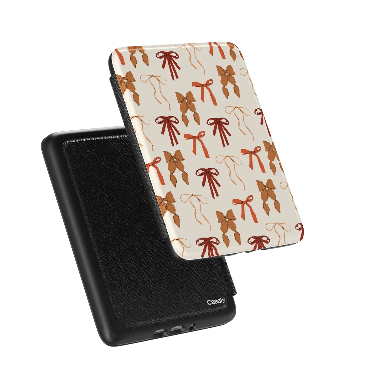 Fall Girlie | Pumpkin Spice Bows Kindle Case - Image 8