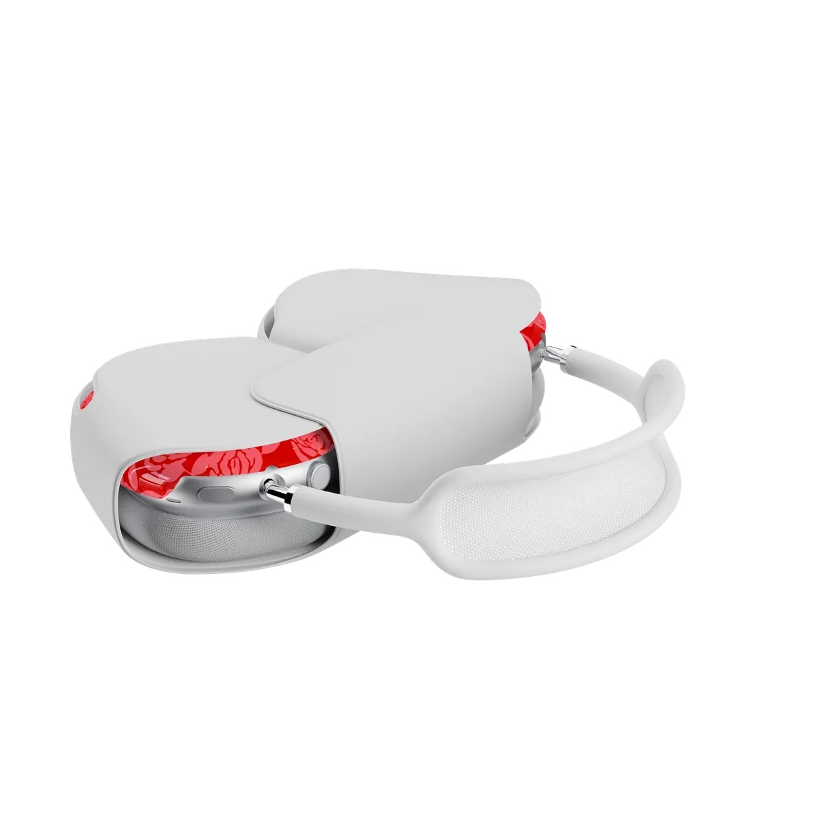 Final Rose | Red & Pink Floral AirPods Max Case - Image 8