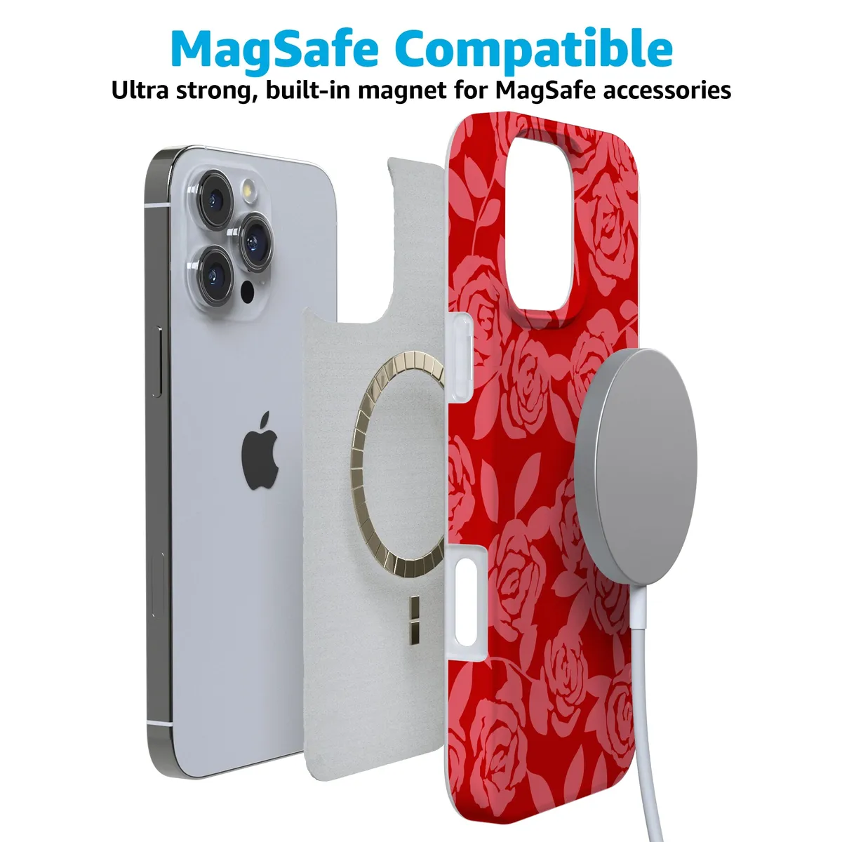 Final Rose | Red & Pink Floral Case - Image 95