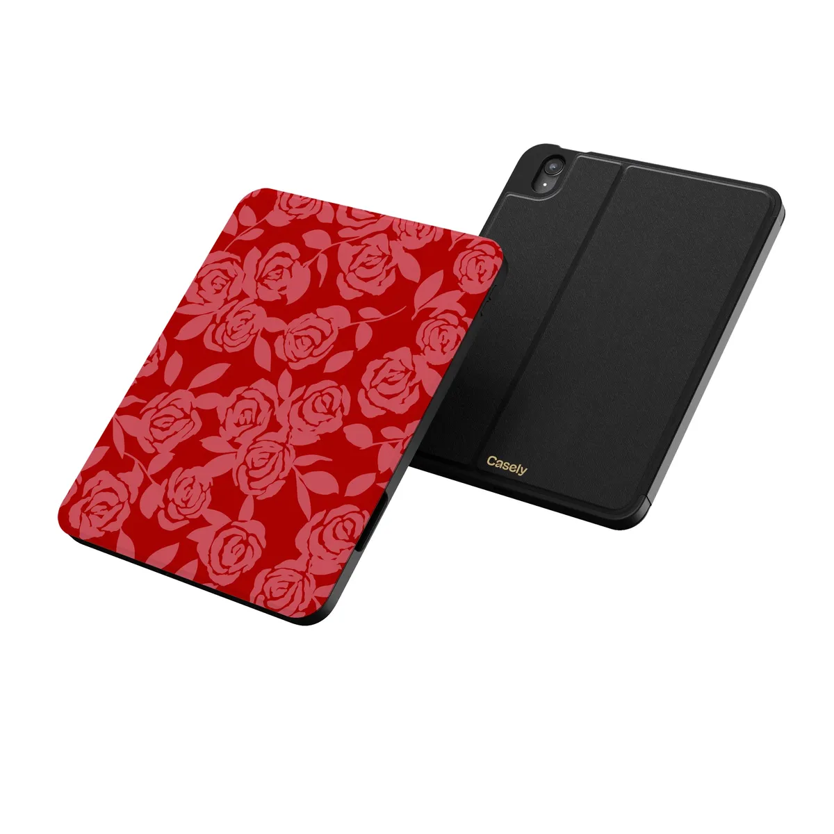 Final Rose | Red & Pink Floral iPad Case - Image 10