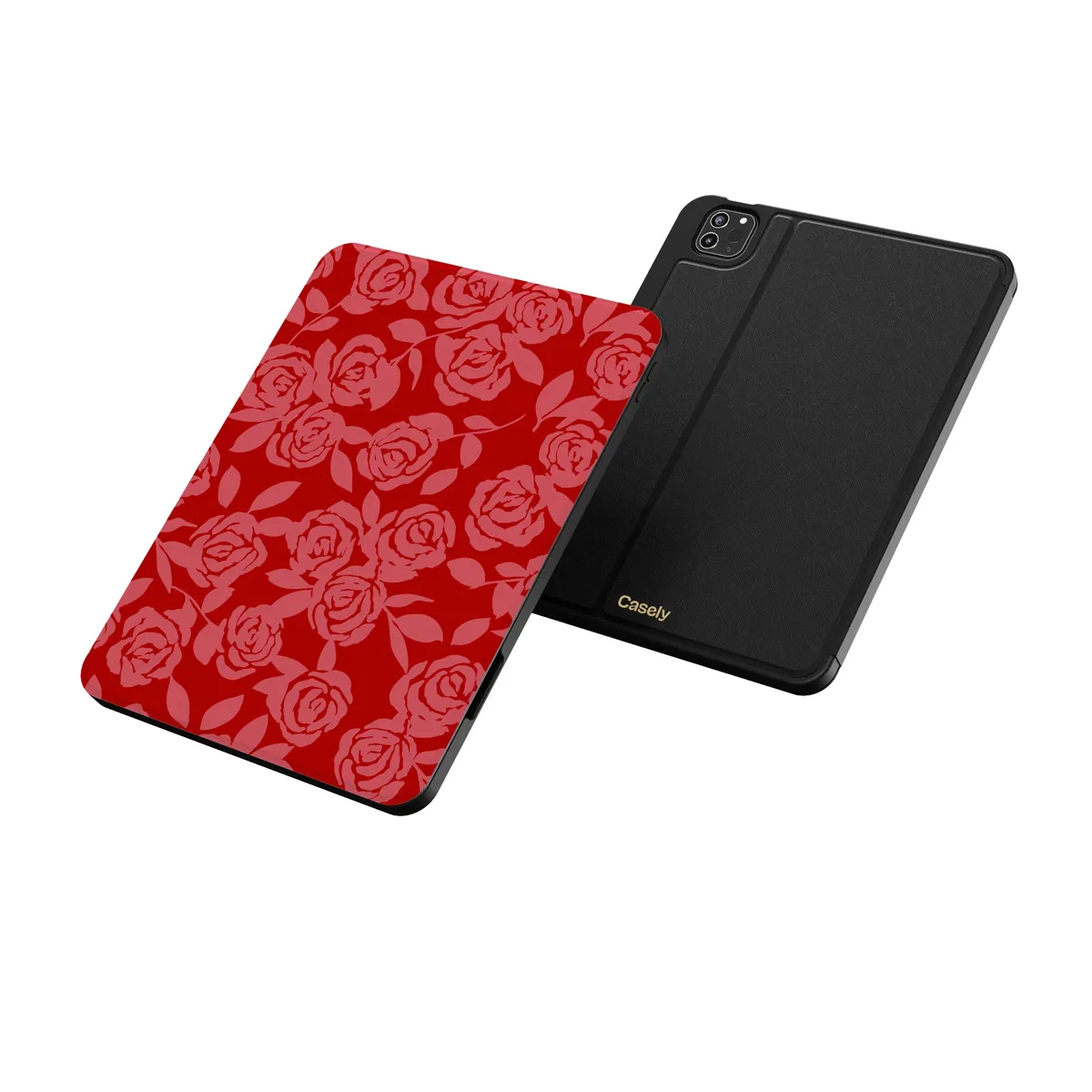 Final Rose | Red & Pink Floral iPad Case - Image 18