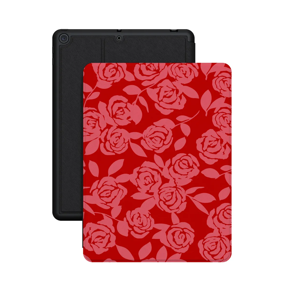 Final Rose | Red & Pink Floral iPad Case - Image 25