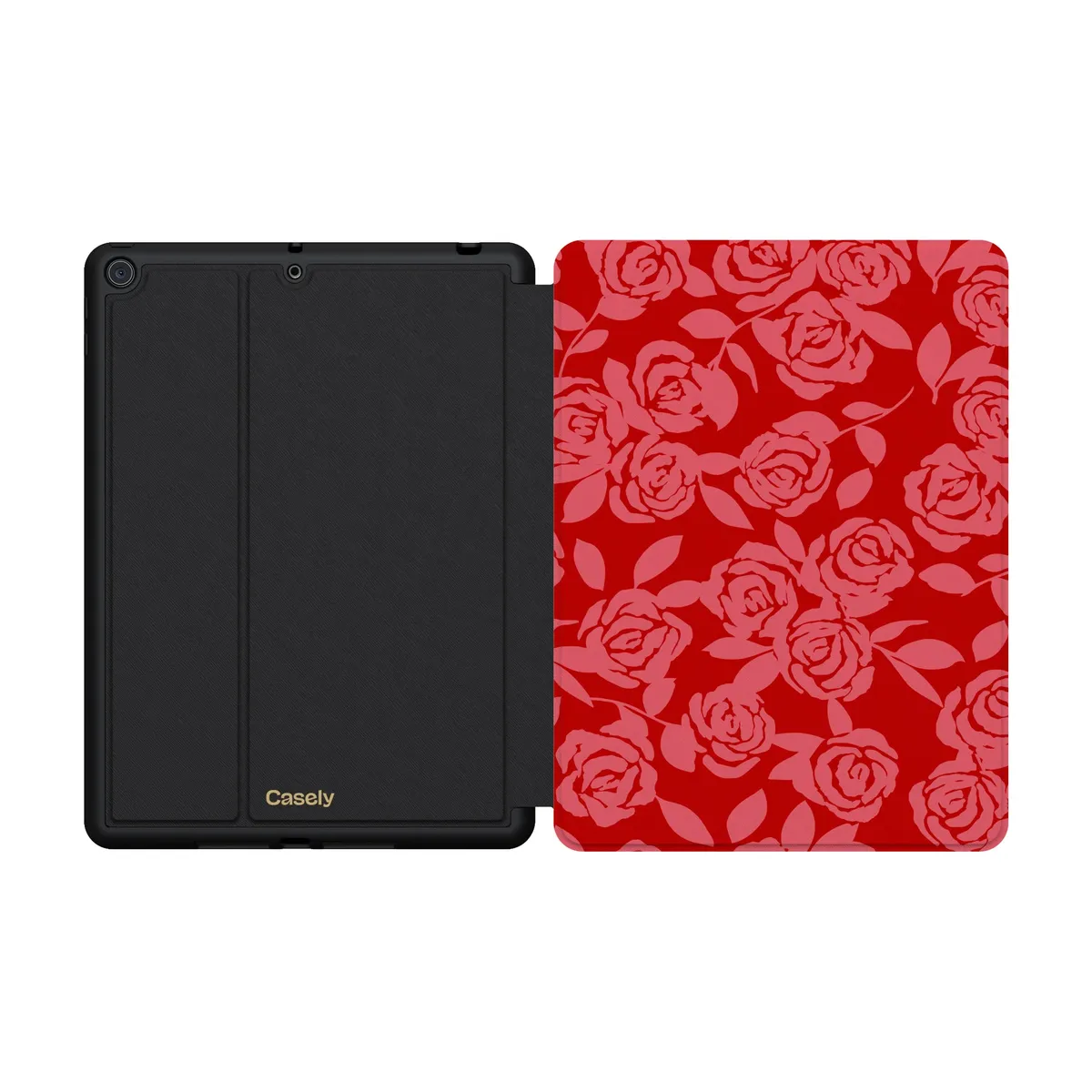 Final Rose | Red & Pink Floral iPad Case - Image 31