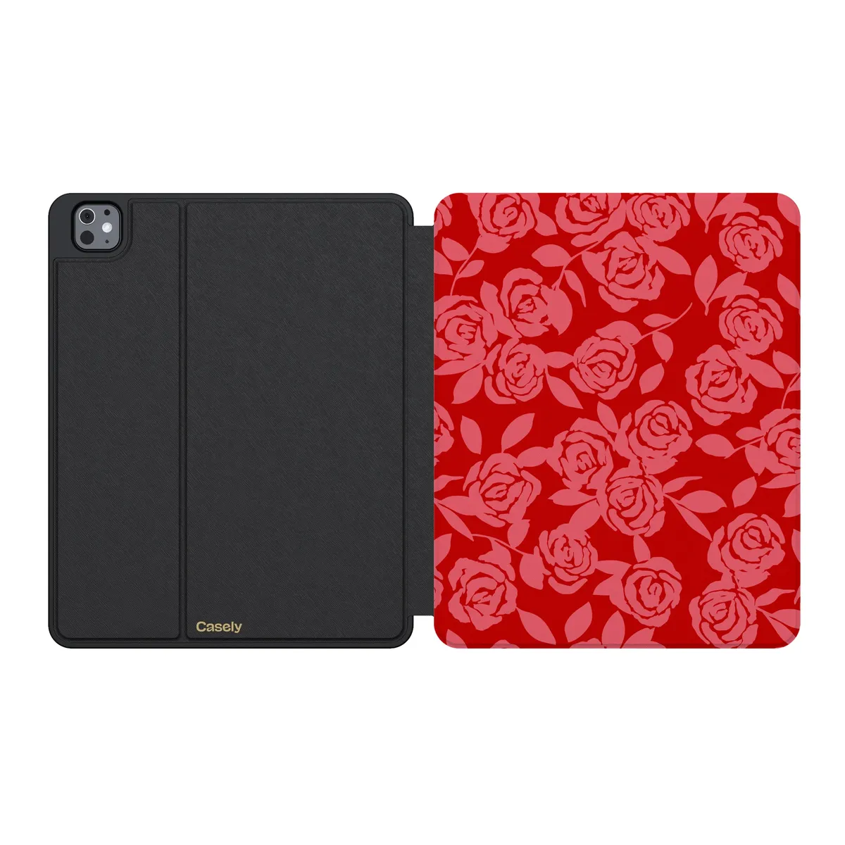Final Rose | Red & Pink Floral iPad Case - Image 39