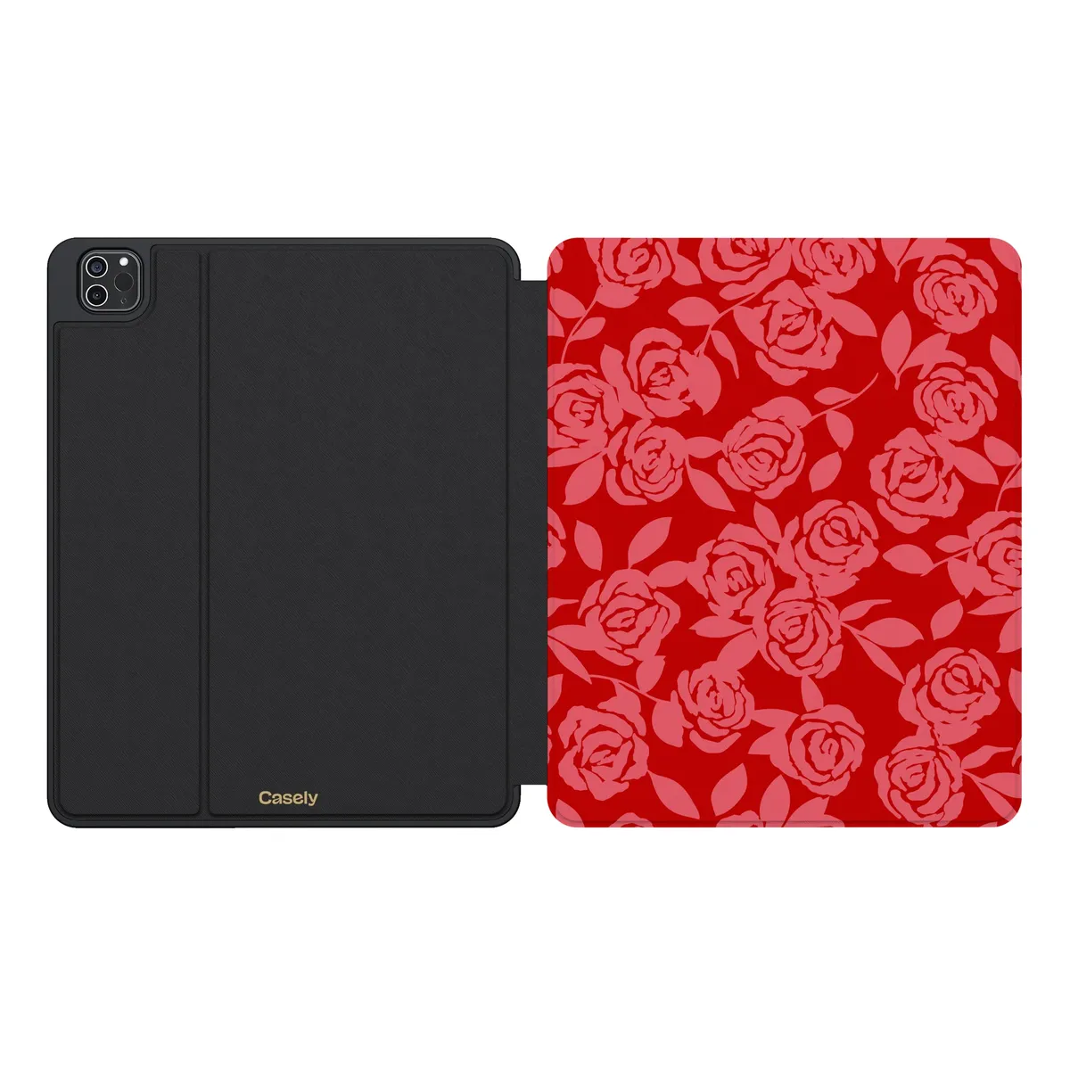 Final Rose | Red & Pink Floral iPad Case - Image 7