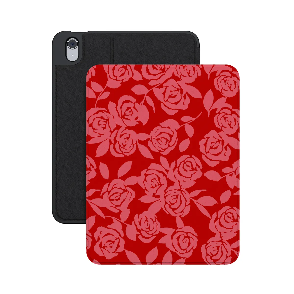 Final Rose | Red & Pink Floral iPad Case - Image 9