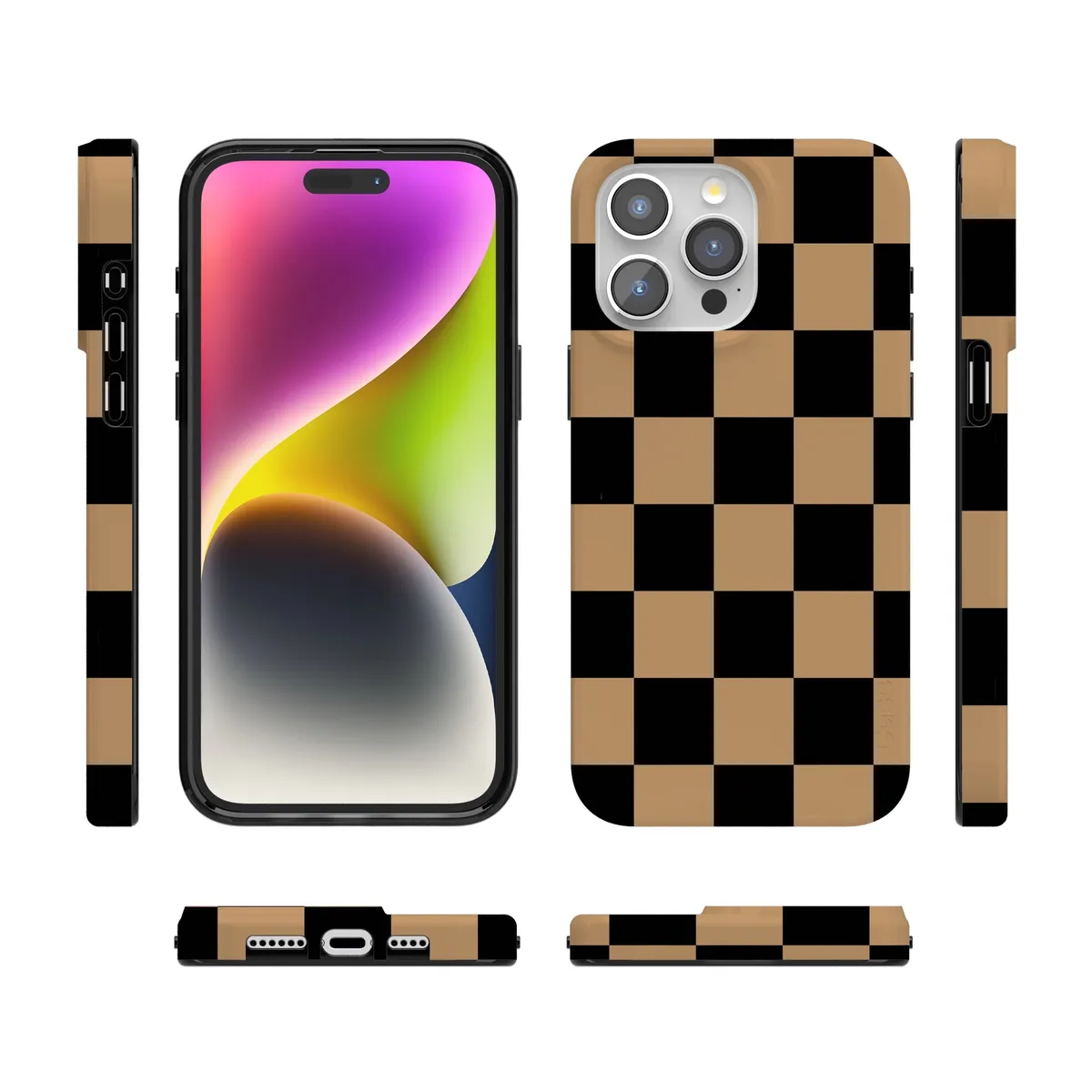 Fit Check | Black & Brown Checkerboard Case - Image 167