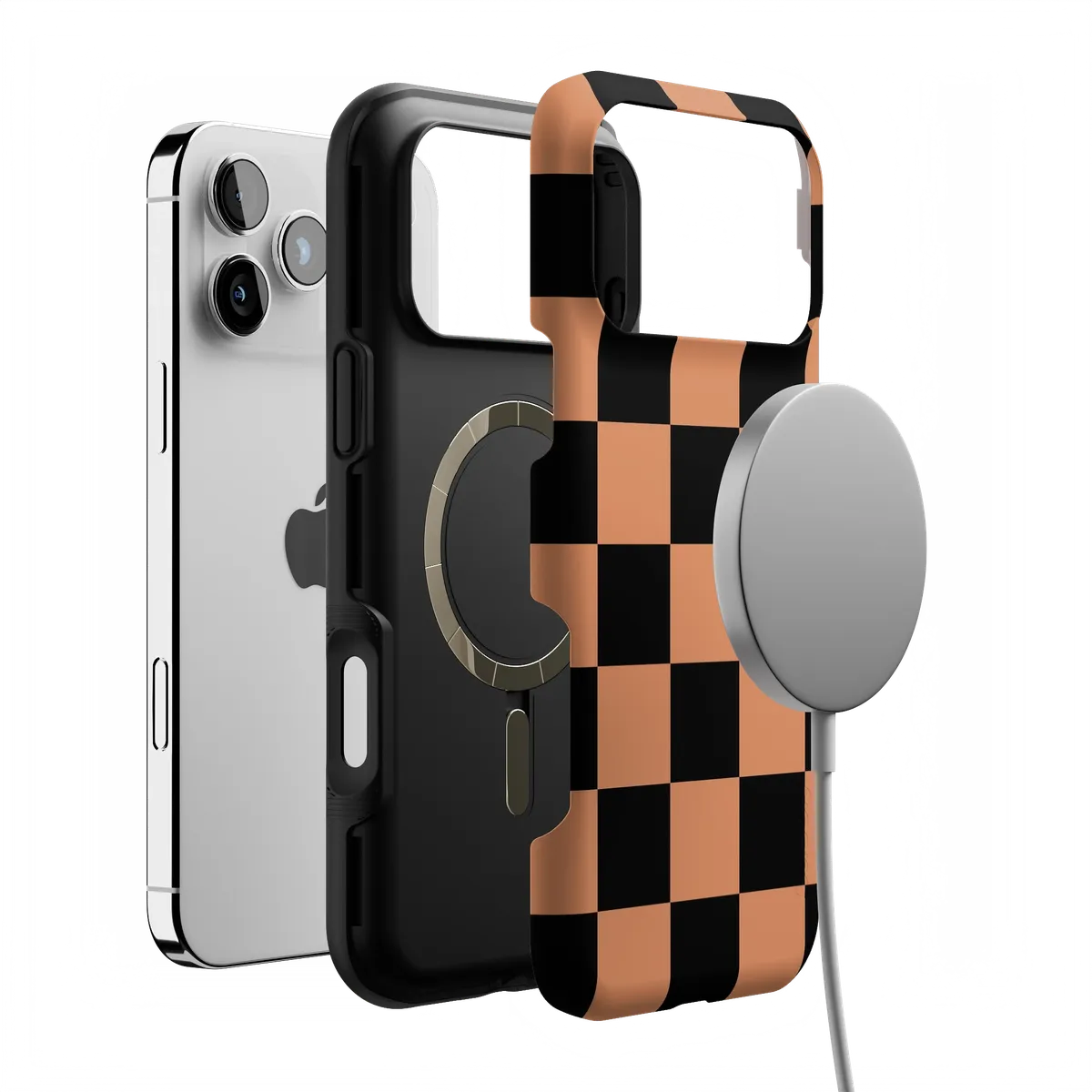 Fit Check | Black & Brown Checkerboard Case - Image 5