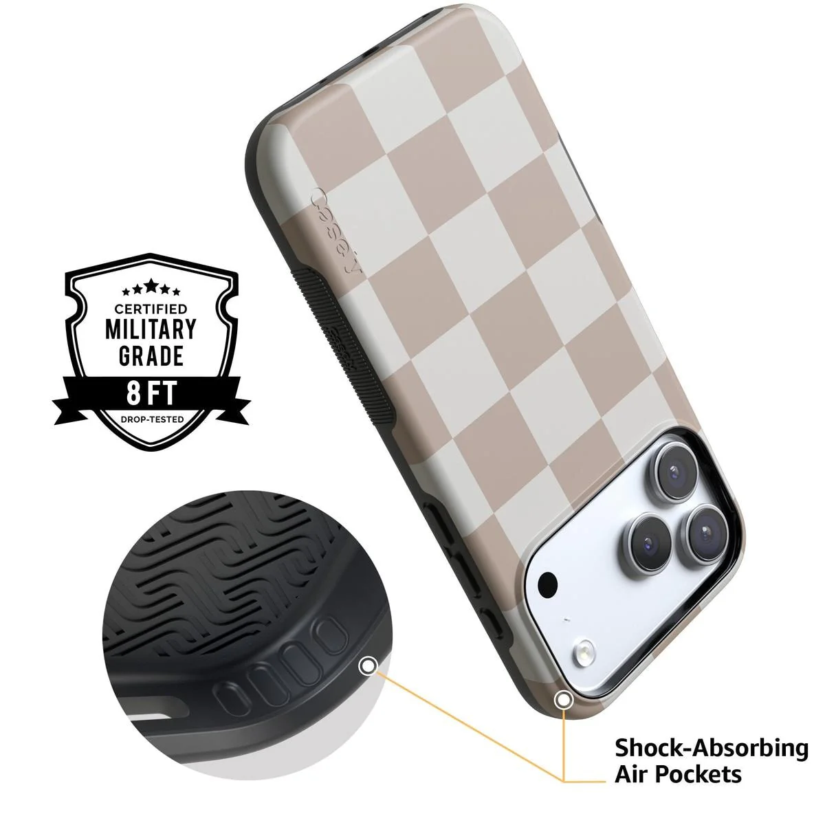 Fit Check | Neutral Checkerboard Case - Image 4