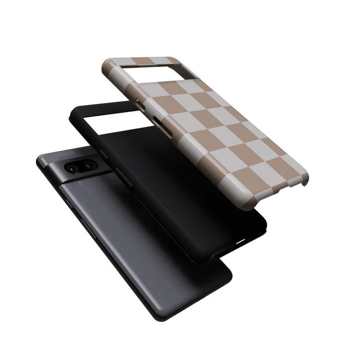 Fit Check | Neutral Checkerboard Google Pixel Case - Image 9