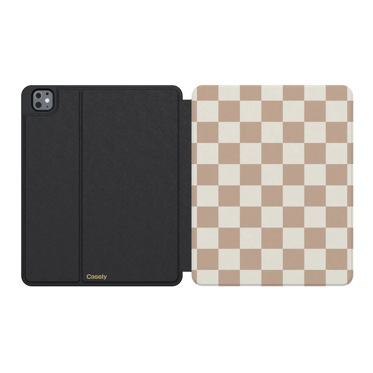 Fit Check | Neutral Checkerboard iPad Case - Image 7