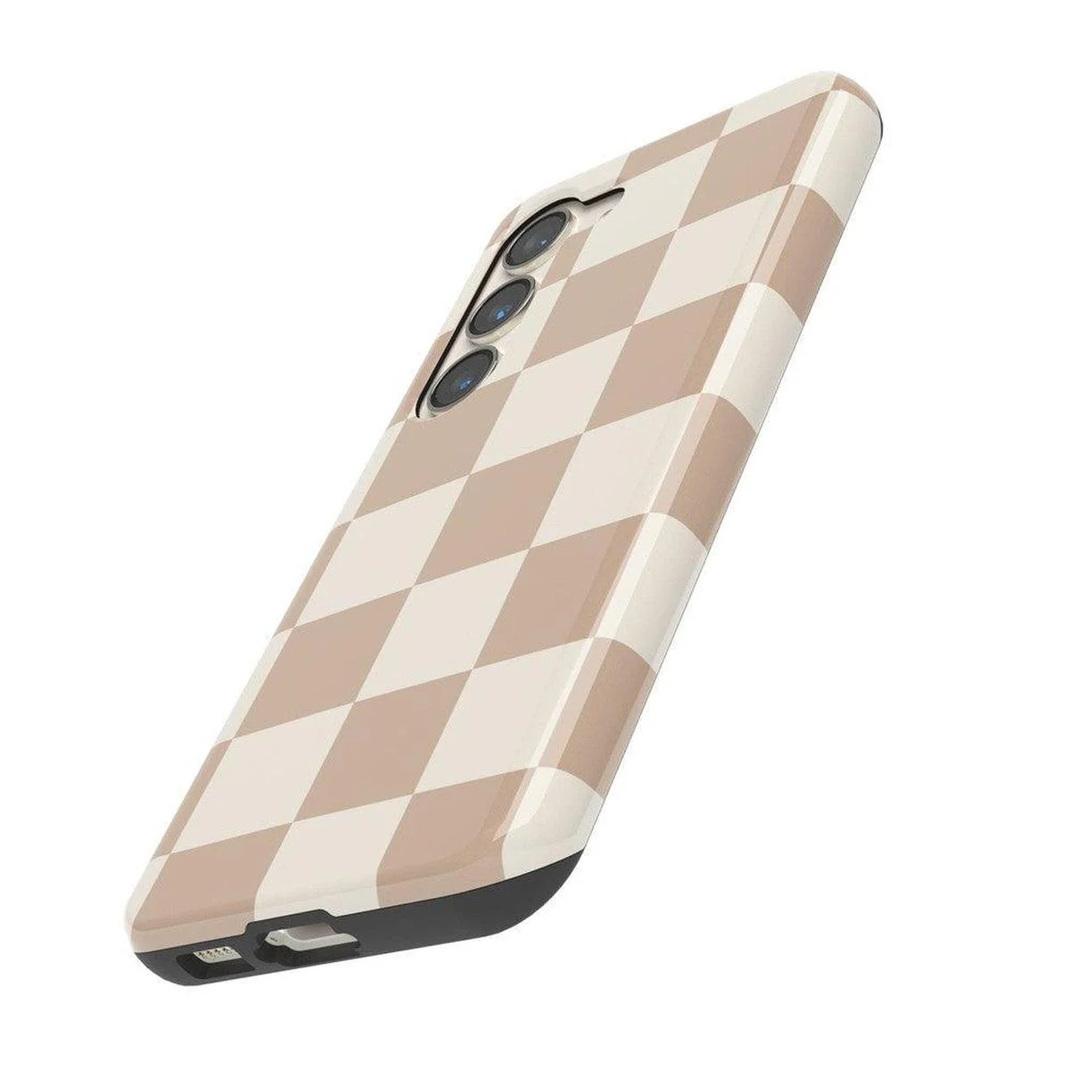Fit Check | Neutral Checkerboard Samsung Case - Image 5