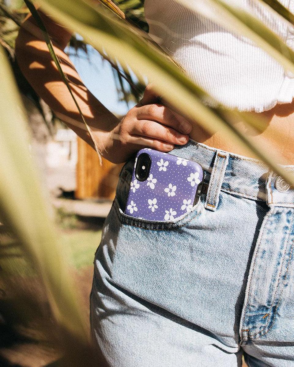 Flower My World | Purple Mauve Floral Case - Image 37