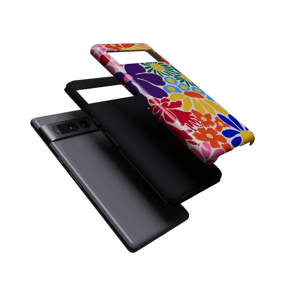 Flower Patch | Multi-Color Floral Google Pixel Case - Image 12