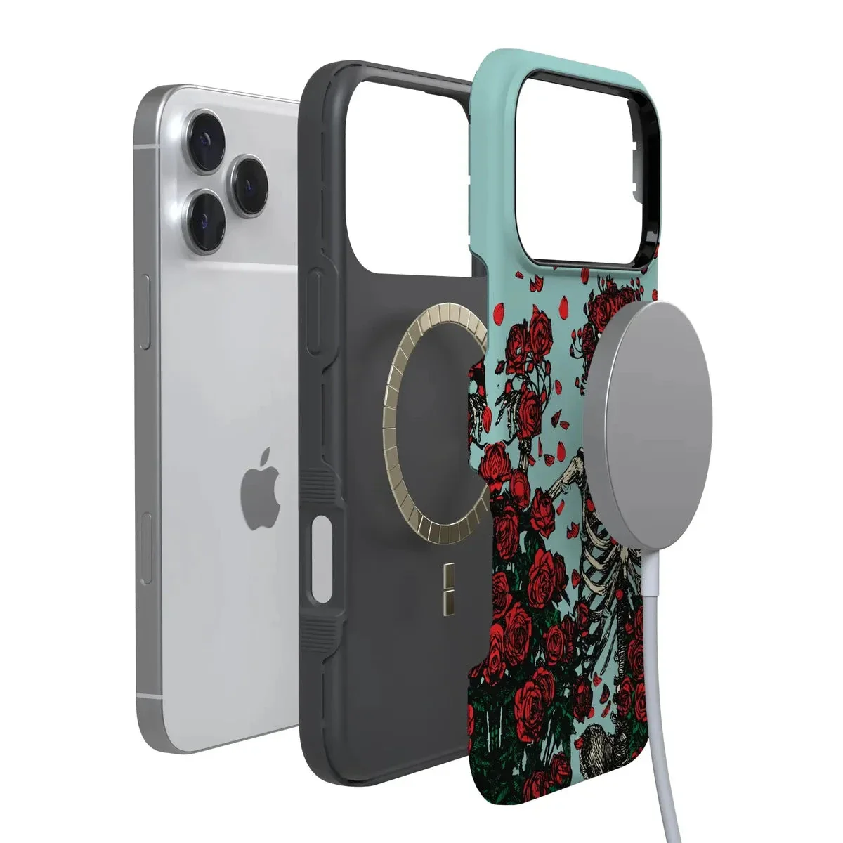 Forever Grateful | Grateful Dead Skeleton Floral Case - Image 10