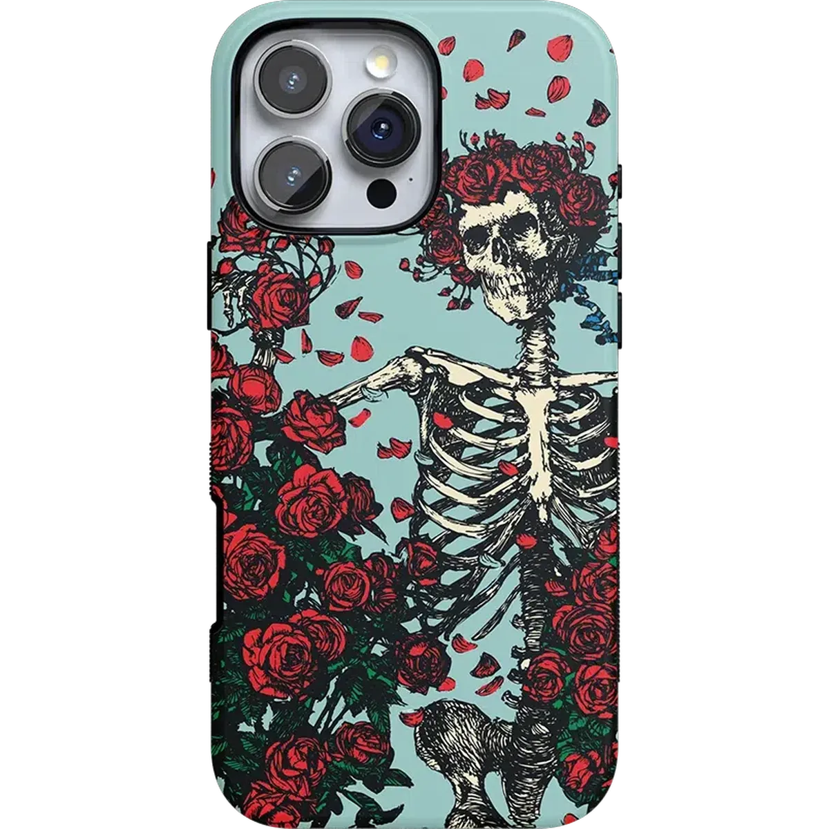 Forever Grateful | Grateful Dead Skeleton Floral Case - Image 100