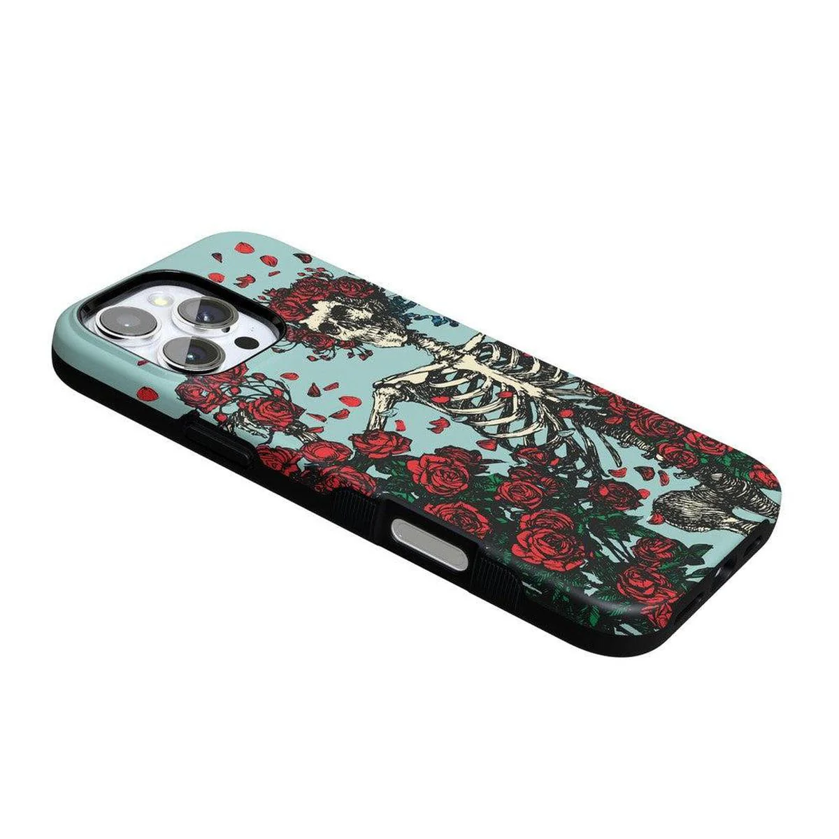 Forever Grateful | Grateful Dead Skeleton Floral Case - Image 108