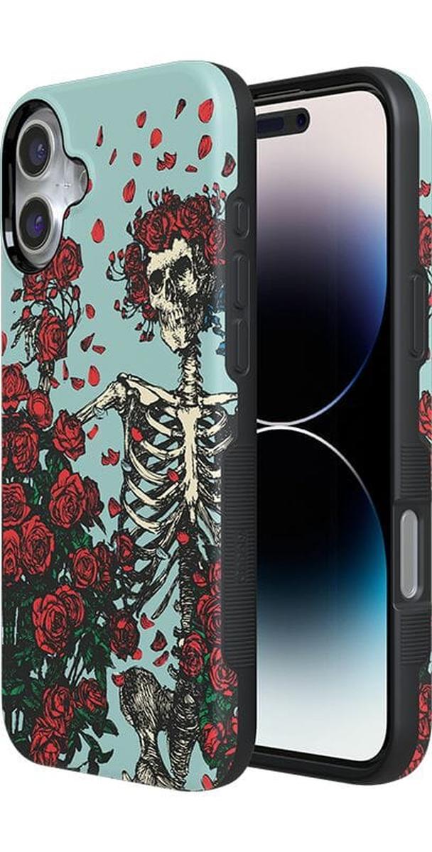 Forever Grateful | Grateful Dead Skeleton Floral Case - Image 111