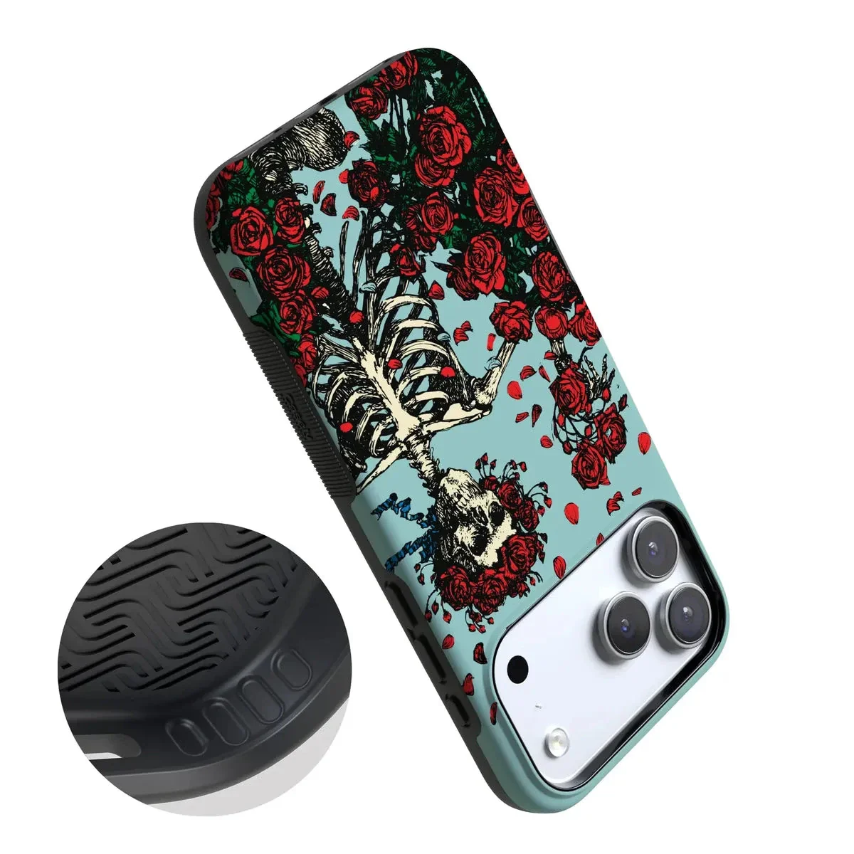 Forever Grateful | Grateful Dead Skeleton Floral Case - Image 12